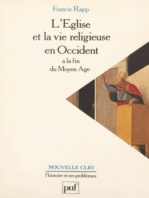 cover image of L'Église et la vie religieuse en Occident à la fin du Moyen âge